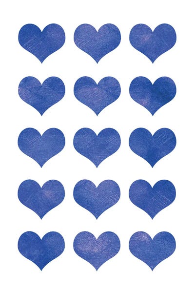 Hearts: Blue Hearts by Martina Pavlova