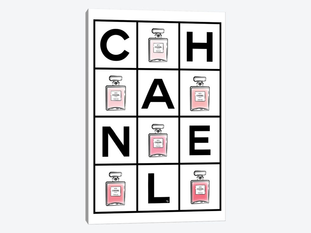 Chanel Perfumes 1-piece Canvas Wall Art