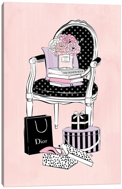 Charming Chair Canvas Art Print - Dior Art