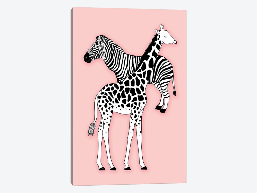 Animal Print Pink by Martina Pavlova 1-piece Art Print