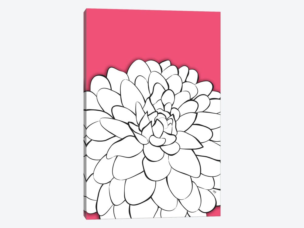 Chrysanthemum Pink by Martina Pavlova 1-piece Art Print