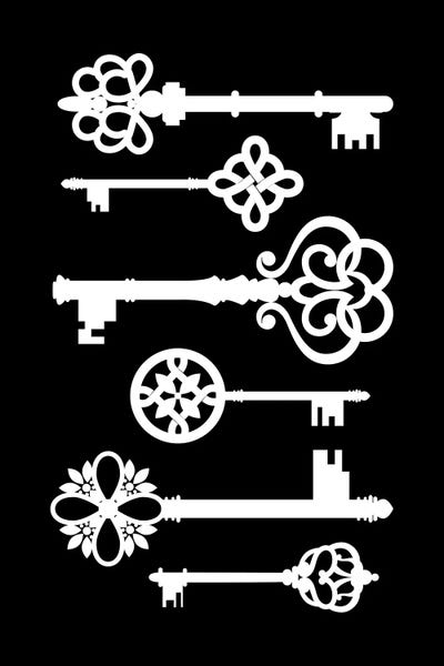 Keys: Black Keys by Martina Pavlova