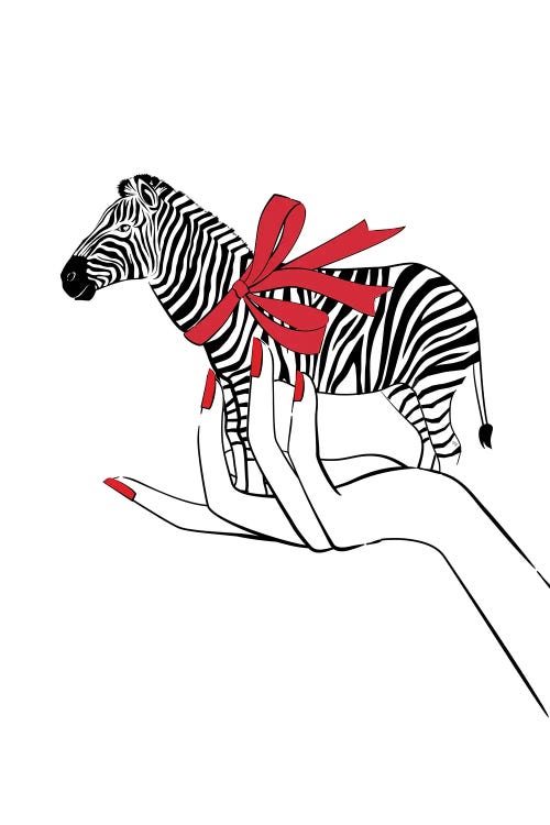 Holding Zebra