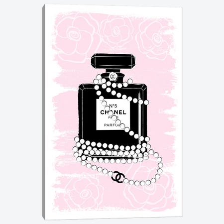 Black Pearl Perfume Canvas Print #PAV694} by Martina Pavlova Art Print