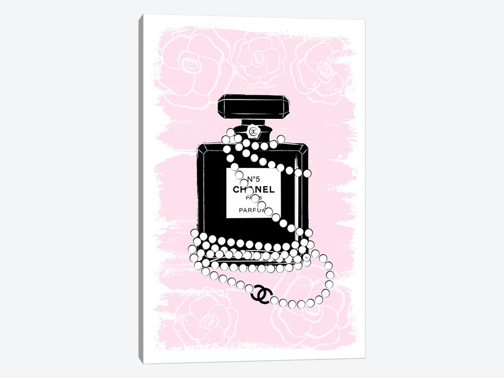 Black Pearl Perfume by Martina Pavlova 1-piece Canvas Print