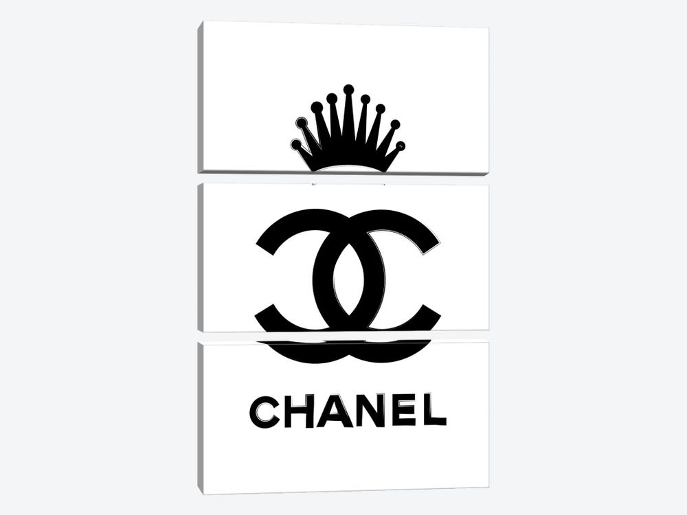 Chanel Queen by Martina Pavlova 3-piece Canvas Artwork