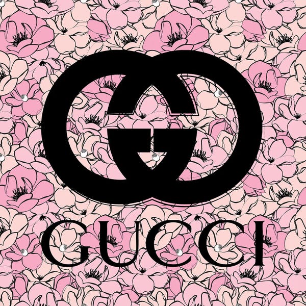 Black & Pink: Gucci Florals by Martina Pavlova