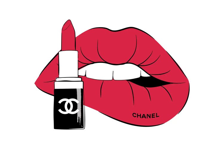 Chanel Red Lips