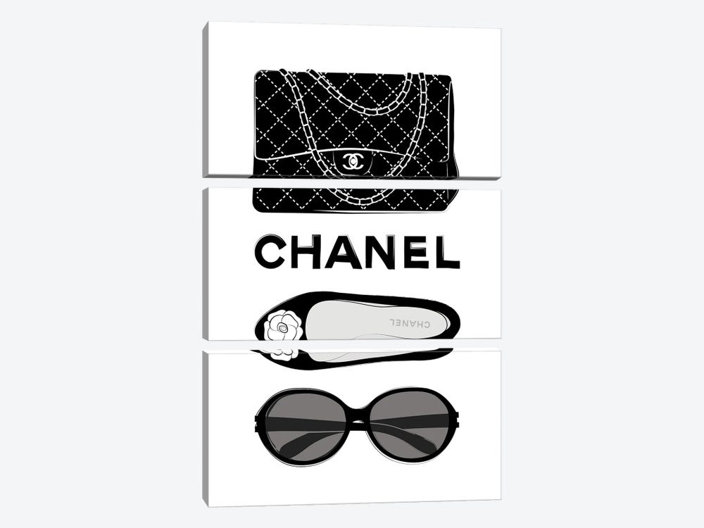 Chanel Elements by Martina Pavlova 3-piece Art Print