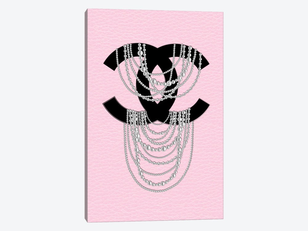 Pink Pearls by Martina Pavlova 1-piece Canvas Artwork
