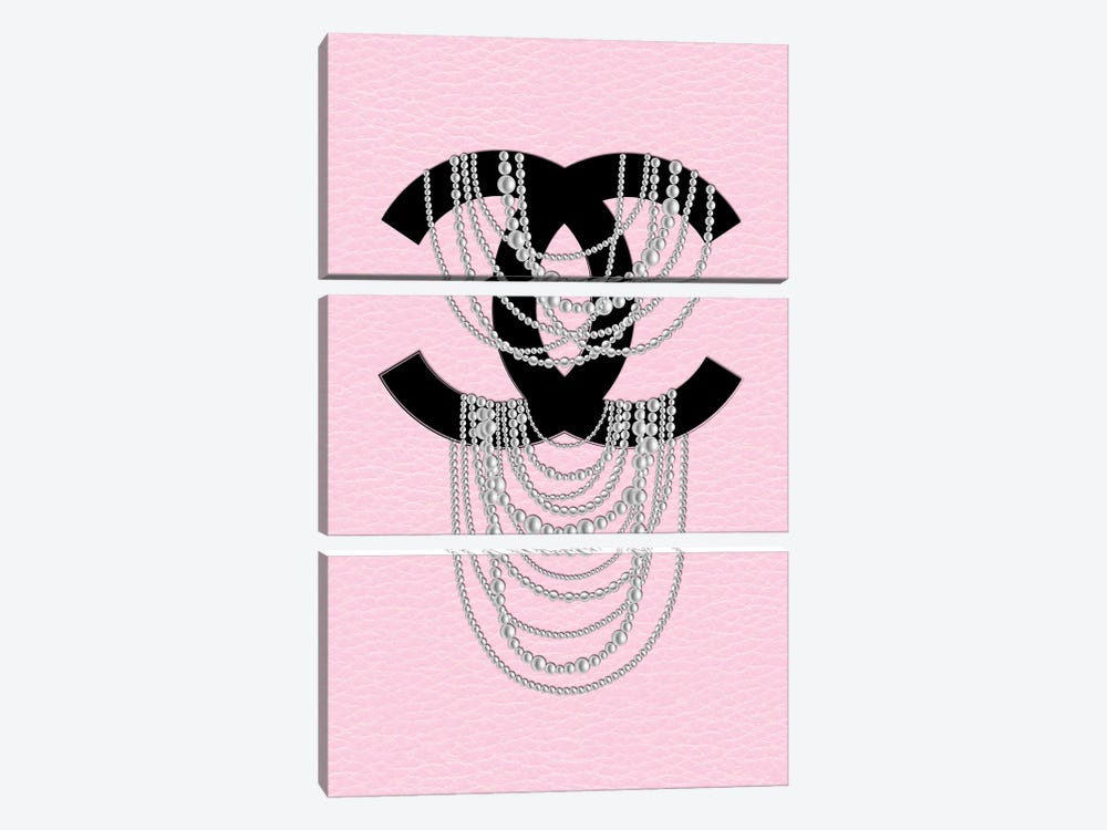 Pink Pearls by Martina Pavlova 3-piece Canvas Art