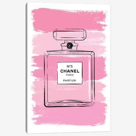 Pink Paint Chanel Canvas Wall Art by Martina Pavlova | iCanvas