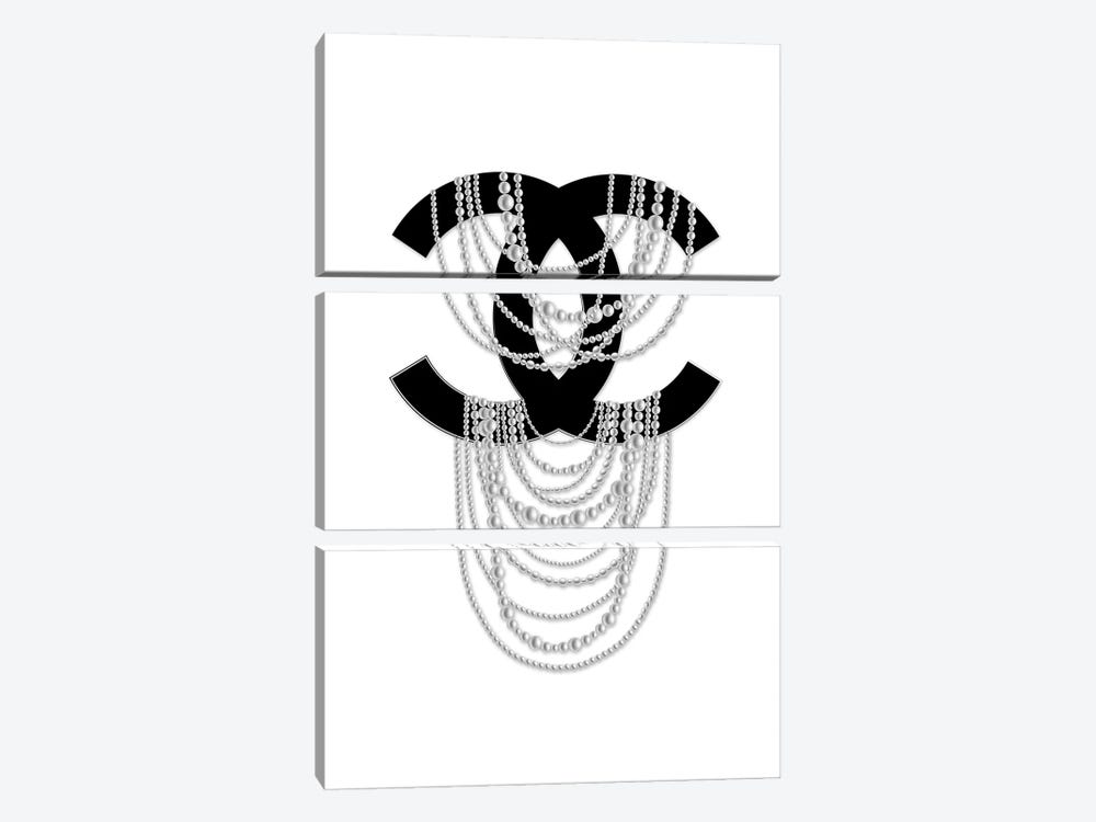 Logo Pearls by Martina Pavlova 3-piece Art Print