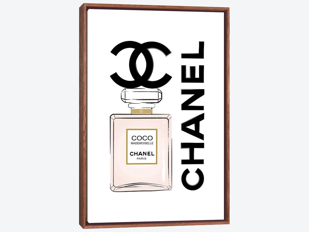 Martina Pavlova Large Canvas Art Prints - Coco Chanel Perfume ( Fashion > Hair & Beauty > Perfume Bottles art) - 60x40 in