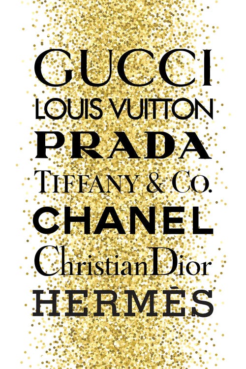 Sparkly Brands by Martina Pavlova wall art