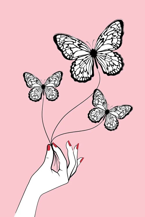 Butterfly Game Pink