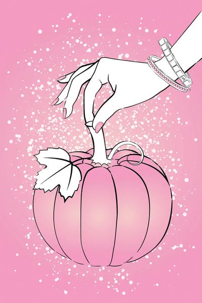 Pumpkins: Pink Pumpkin by Martina Pavlova