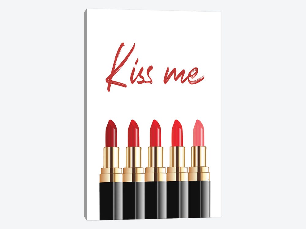 Kiss Me by Martina Pavlova 1-piece Canvas Art