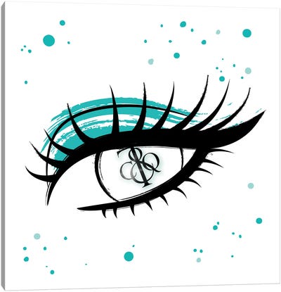 Tiffany & Co. Eye Canvas Art Print - Make-Up