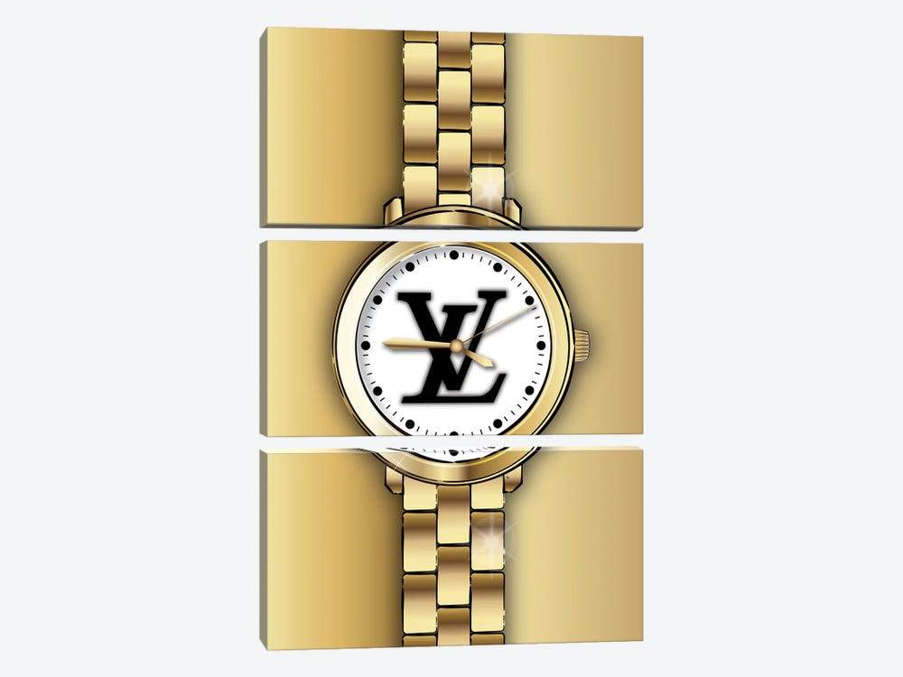 iCanvas Louis Vuitton Watch by Martina Pavlova - On Sale - Bed