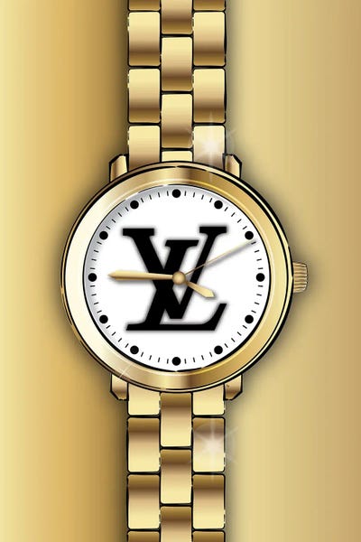 Accessories: Louis Vuitton Watch by Martina Pavlova