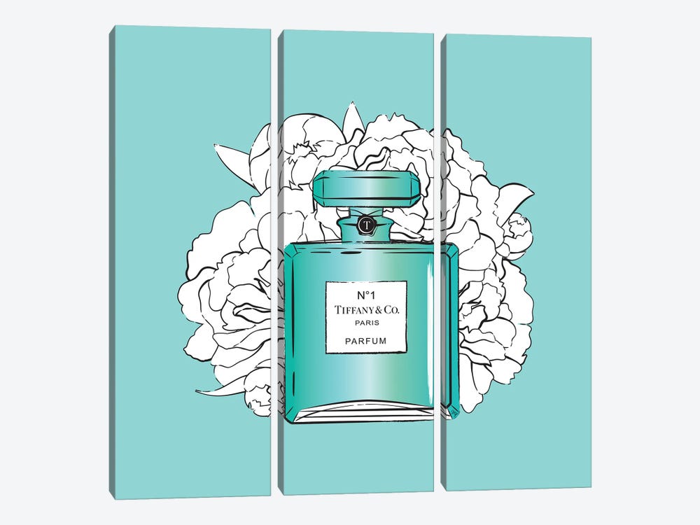 Tiffany's Perfume Setting by Martina Pavlova 3-piece Canvas Wall Art