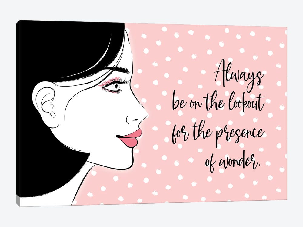 Lookout Quote by Martina Pavlova 1-piece Canvas Wall Art