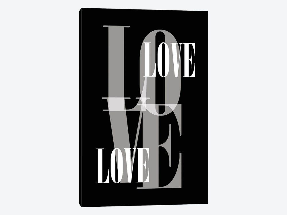 Black Love by Martina Pavlova 1-piece Canvas Print