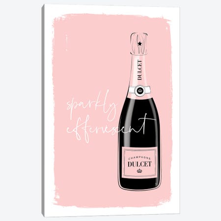 Veuve Clicquot - Canvas Print Wall Art by Art by Choni ( Food & Drink > Drinks > Champagne art) - 12x8 in