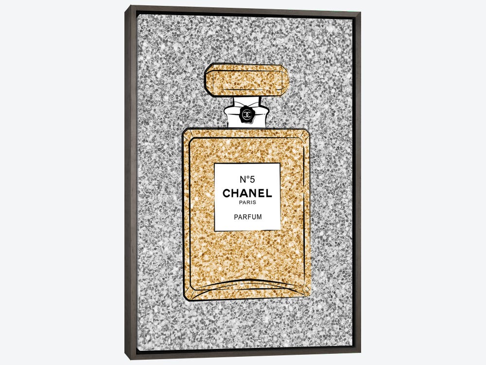 Matted Vintage Iconic Chanel No5 Perfume Advertisement Print