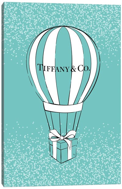 Tiffany's Air Balloon Canvas Art Print - Hot Air Balloon Art