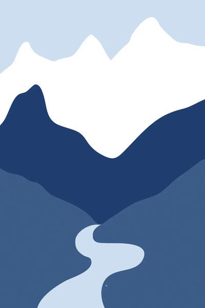 Abstract: Blue Mountain by Martina Pavlova