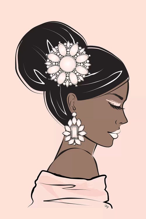 Geisha II by Martina Pavlova wall art