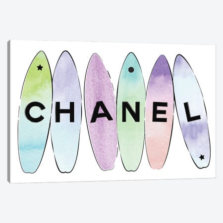 Chanel Surf Canvas Print #PAV817} by Martina Pavlova Canvas Art Print