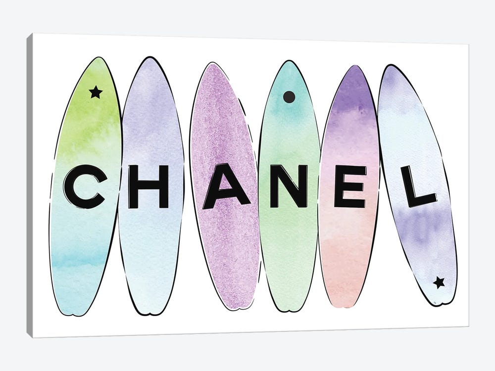 Chanel Surf by Martina Pavlova 1-piece Art Print