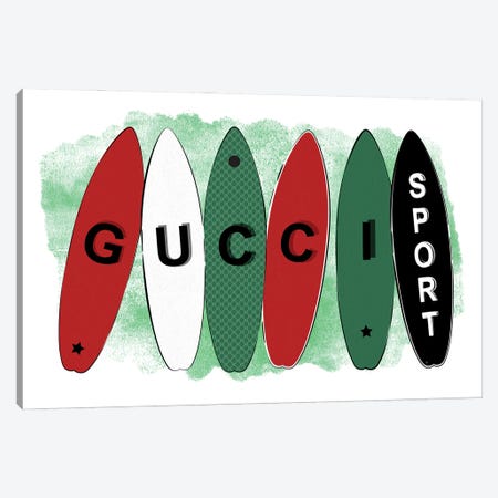 Gucci Surf Canvas Print #PAV818} by Martina Pavlova Canvas Art
