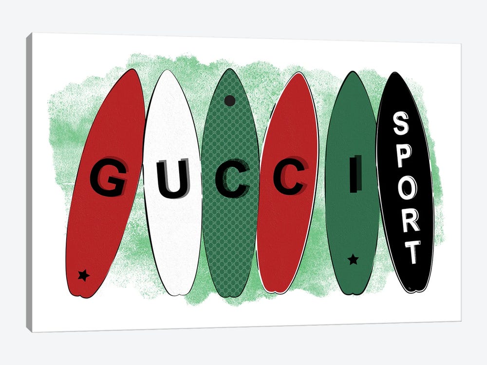 Gucci Surf by Martina Pavlova 1-piece Canvas Wall Art