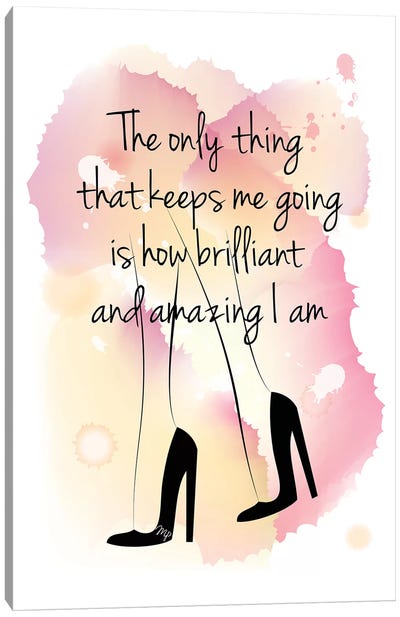 Girl Boss Quote Canvas Art Print - Laugh About It