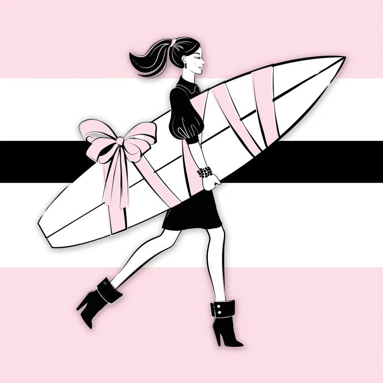 Surf Girl Pink