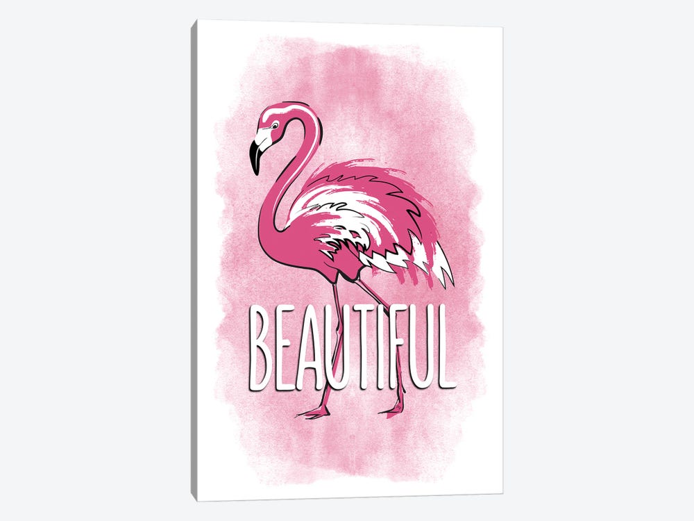 Beautiful Flamingo by Martina Pavlova 1-piece Canvas Art Print