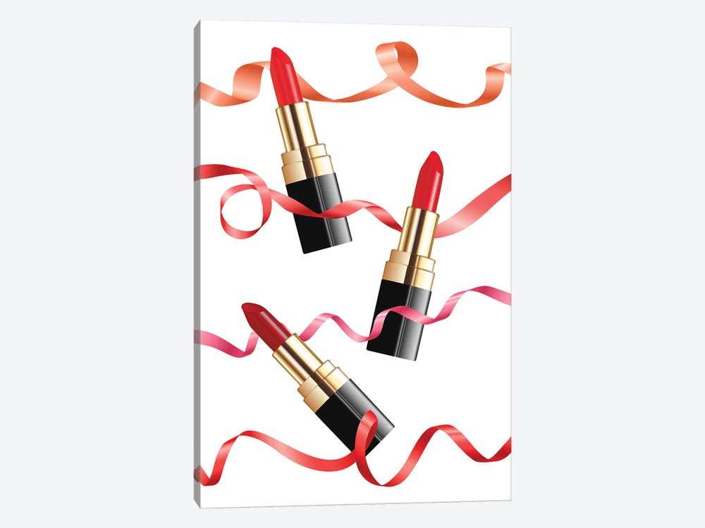 Lipsticks Deluxe by Martina Pavlova 1-piece Canvas Print