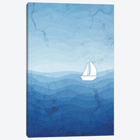 Sea Storm Canvas Print #PAV863} by Martina Pavlova Canvas Print