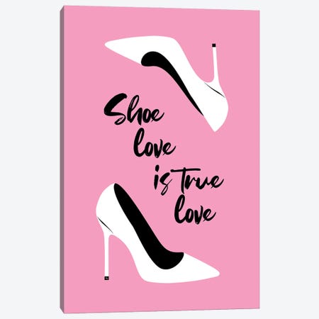 Shoe Love Canvas Print #PAV864} by Martina Pavlova Canvas Artwork