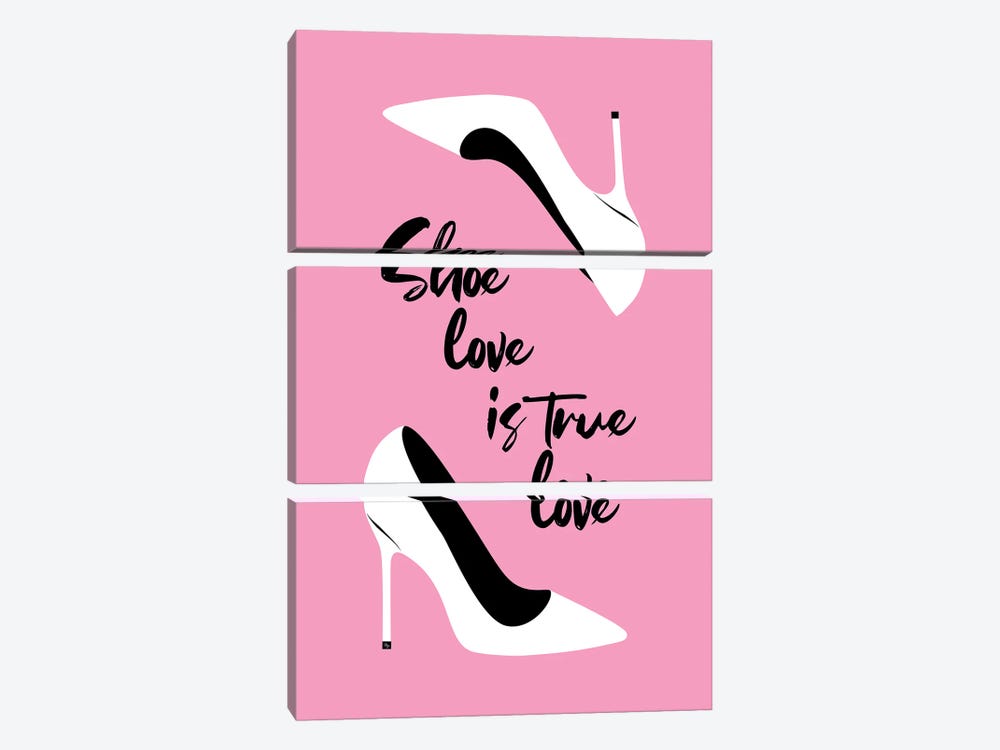 Shoe Love by Martina Pavlova 3-piece Canvas Print