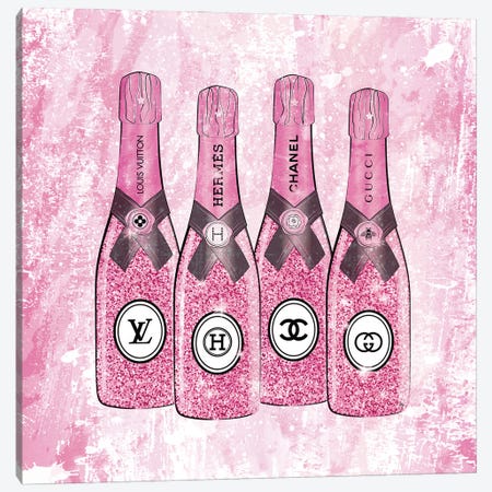 Pomaikai Barron Canvas Art Picture - Spoiled by Chanel ( Food & Drink > Drinks > Champagne art) - 26x26 in
