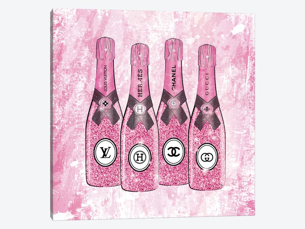Champagne Pink by Martina Pavlova 1-piece Canvas Artwork