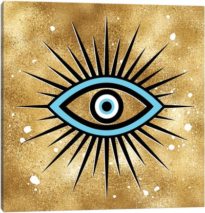 Golden Eye Canvas Art Print - Mysticism