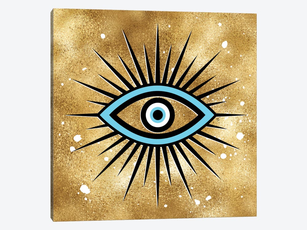 Golden Eye by Martina Pavlova 1-piece Art Print
