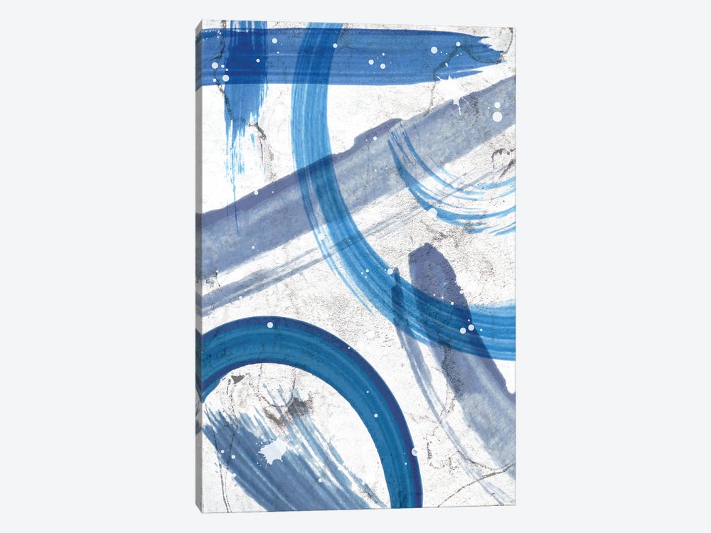 Blue Ways by Martina Pavlova 1-piece Canvas Art Print