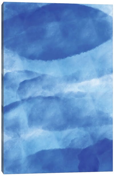 Blue Sky Canvas Art Print - Blue Abstract Art